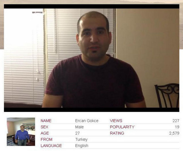 Ercan Gökçe (27 yaşında, Öğrenci) -