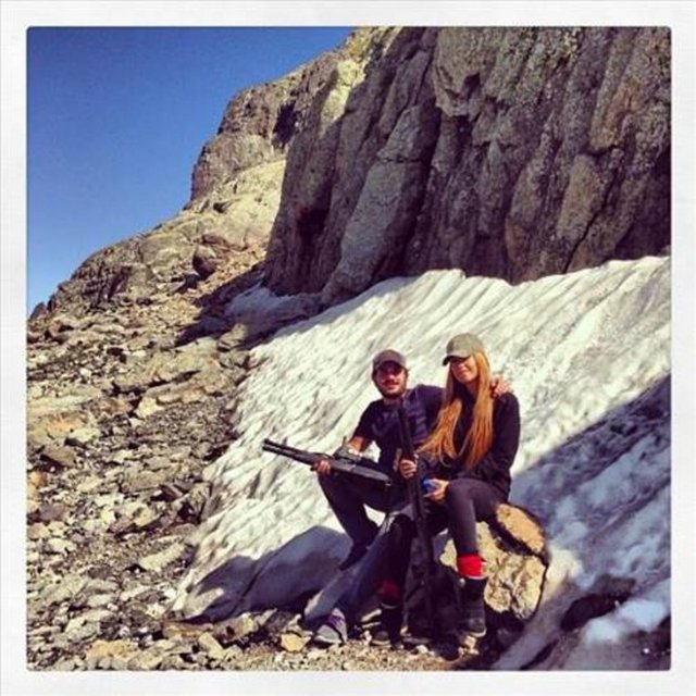 TUĞÇE ÖZBUDAK - Ağustos'ta kar keyfi