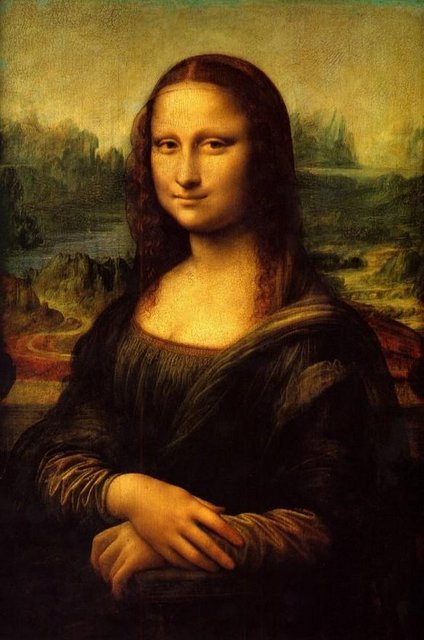 4- "Mona Lisa" Da Vinci'nin en meşhur tablosu... Kesin kimliği konusunda hala spekülasyonlar olan Mona Lisa'nın sağ göz bebeğinde L ve V harflerinin olduğu ortaya çıktı. Mona Lisa'nın sol gözünde ise CE ve B harflerinin gizlendiği belirlendi. Ancak 500 yıldan daha fazla süre önce yapılan tabloda zamanla oluşan yıpranma nedeniyle harfler net okunamıyor.