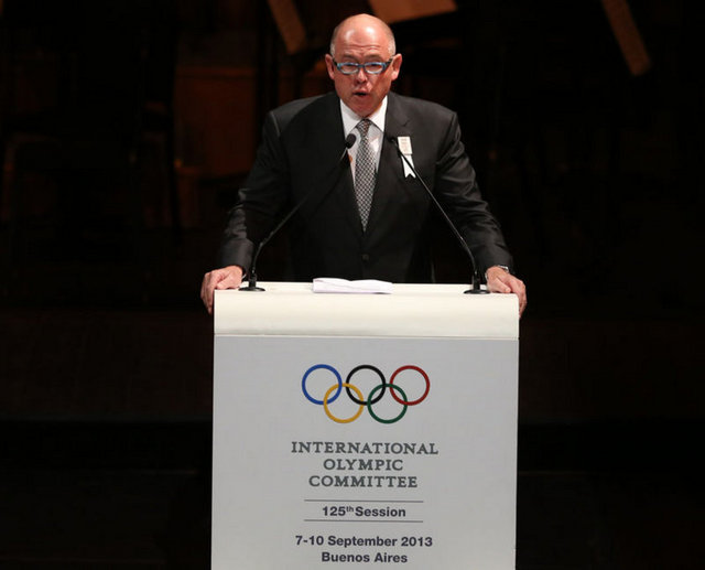 IOC Başkanı Jacques Rogge açılış konuşması yaptı.