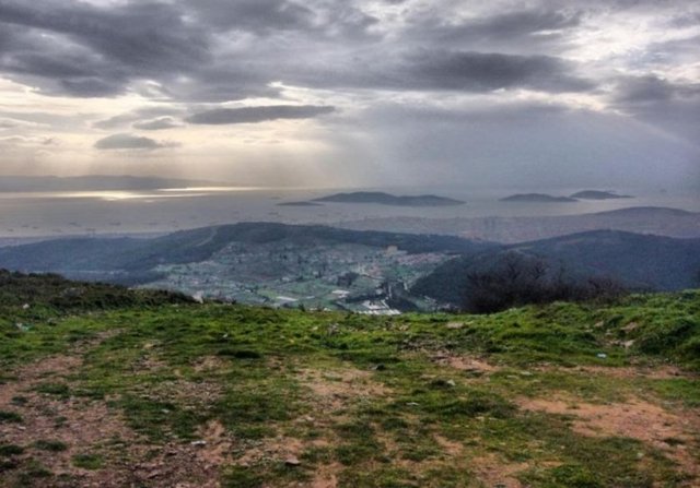 En yüksek yer: Yakacık Aydos Dağı