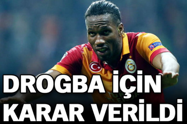 Galatasaray, Drogba'nın sözleşmesi konusunda acele etmek istemiyor. Sarı-kırmızılı yönetim sezon sonunda sözleşmesi biten Didier Drogba'nın performansına göre karar verecek.