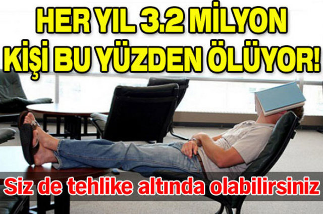 Dünyada hareketsizlik nedeniyle her yıl 3,2 milyon kişinin yaşamını kaybettiğini söyleyen uzmanlar, hareket etmenin kalp ve damar hastalıkları, şeker hastalığı, ve meme kanseri riskini de düşürdüğünü söylüyor.