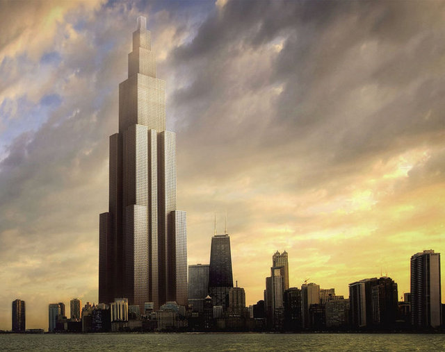 ÇİN'in Hunan Eyaleti, - Changsha'da temmuz ayında - temeli atılan "Sky City" binası - 838 metrelik yükseklikle - dünyanın en yüksek binası - olacak.