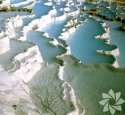 Travertenler, Pamukkale, Türkiye