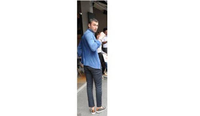 Burak Yılmaz da kısa paça modasına uyan futbolculardan...