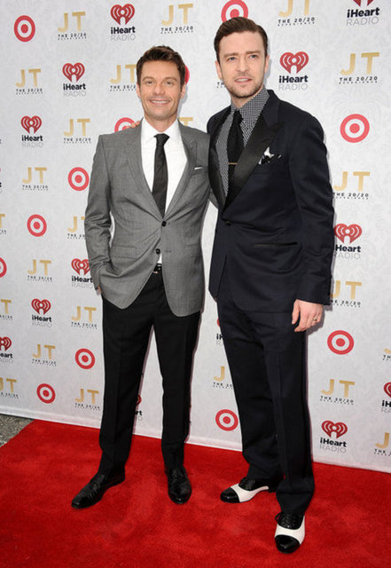 Ryan Seacrest and Justin Timberlake