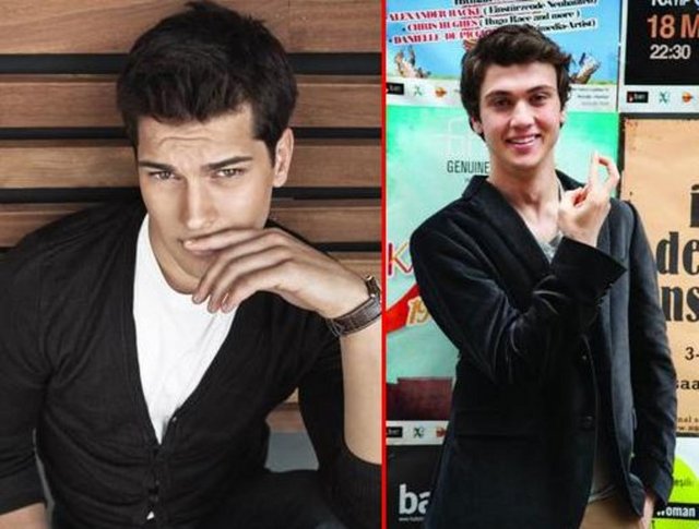 Çağatay Ulusoy ile Aras Bulut İynemli de aynı yaşta. Her ikisi de 1990 doğumlu. İynemli meslektaşından daha genç görünüyor.