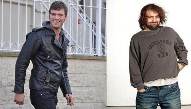 Bartu Küçükçağlayan ve Kıvanç Tatlıtuğ - Bartu Küçükçağlayan ile Kıvanç Tatlıtuğ da aynı yaşta. Her ikisi de 1983 doğumlu. Ama Tatlıtuğ, meslektaşından daha genç görünüyor.