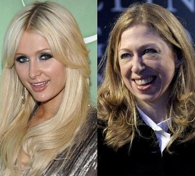 Paris Hilton ve Chelsea Clinton - İkisinin de 30 yaşında olduğuna inanmak zor..