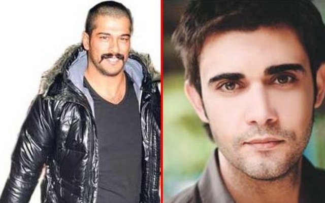 Burak Özçivit ve Melih Selçuk - Burak Özçivit ve Melih Selçuk, 1984 doğumlu. Selçuk meslektaşından daha genç görünüyor.