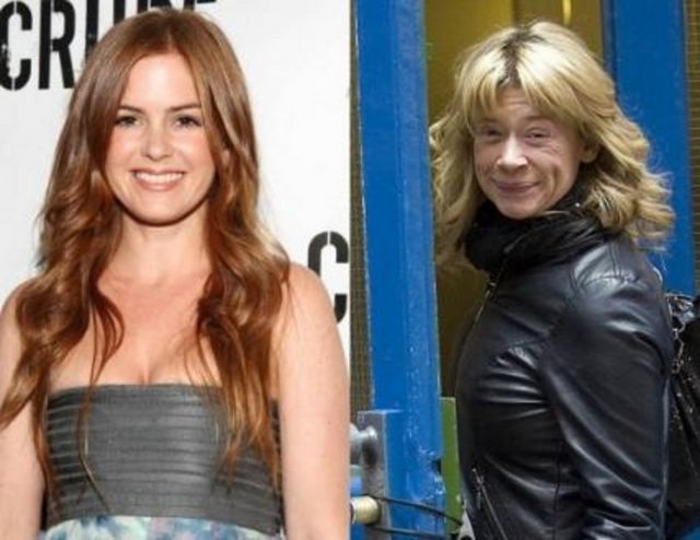 Isla Fisher ve Hannah Waterman - Fisher ve Waterman 1975 yılında dünyaya geldi. Ama aşırı kilo kaybı ve hızlı hayat yüzünden Waterman daha yaşlı görünüyor. -  -