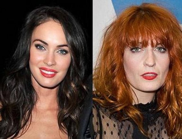 Megan Fox ve Florence Welch - İkisi de 1986 yılında dünyaya geldi. Ama Welch, Fox'tan en az iki kat daha yaşlı görünüyor.