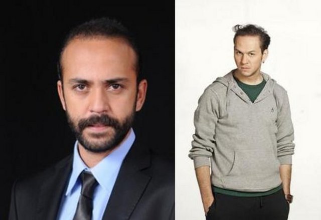 Öner Erkan ve Sarp Akkaya - Öner Erkan ve Sarp Akkaya 1980 yılında dünyaya geldi. Erkan fiziği nedeniyle daha genç görünüyor. -