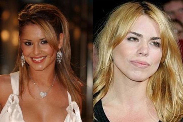 Cheryl Cole ve Billie Pipper - 1983 yılında dünyaya gelen iki ünlünün görüntüsü birbirinden farklı. Yıllar Pipper'ın yüzünde daha kalıcı izler bırakmış. -  -  -  -  -