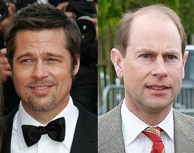 Brad Pitt ve Prens Edward - 1963 doğumlu bu iki ünlüden hangisi daha genç görünüyor sizce.. -