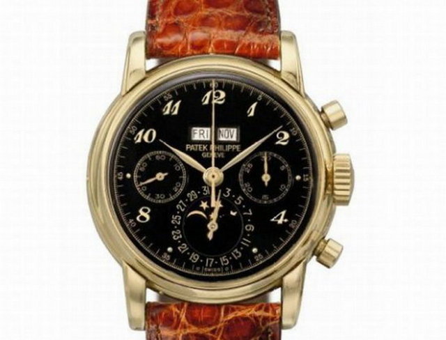 11. Üçlü gün: 590 bin $ 1950'lerde yapıldı. 349 parça ve ayışığı göstergeli. 37 mm, 30 dakika göstergesi de bulunuyor.