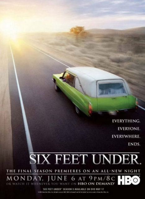 30- Six Feet Under:  2001-2005 yılları arasında oynamış televizyon dizisi.