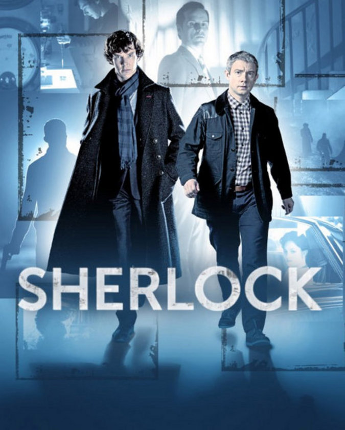 <b>6- Sherlock: </b> BBC'nin günümüze uyarladığı Sherlock Holmes serisi, sezonda 3 bölümden oluşuyor. Dizinin başrollerini Benedict Cumberbatch ve Martin Freeman paylaşıyor.