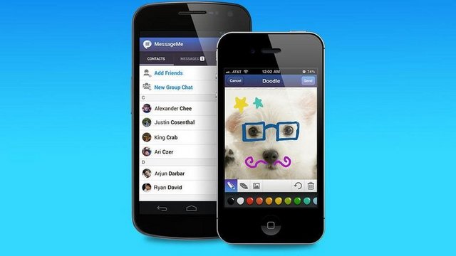 1- MessageMe: Bu yılın ilk aylarında hızlı yükselen bir uygulama olarak akıllı telefon kullanıcılarının hayatına giren MessageMe, iPhone ve Android ile çalışan mobil cihazlar için geliştirilmiş.
