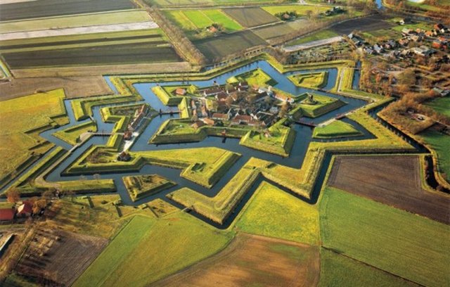 Fort Bourtange, Hollanda -