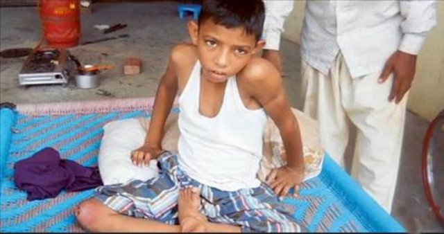 Hindu inancına sahip onbinlerce kişi kuyruklu çocuğu mutlu etmek ve duasını almak için yarışıyor. -