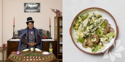 Bolivya: Queso humacha (sebzeli taze peynir çorbası)