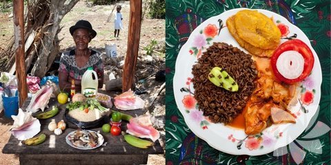 Haiti - Creole soslu Lambi
