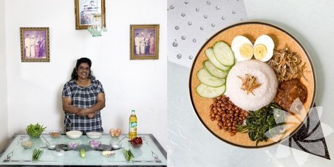 Malezya: Sebze, kurutulmuş hamsi,  hindistan cevizi ve pirinç)