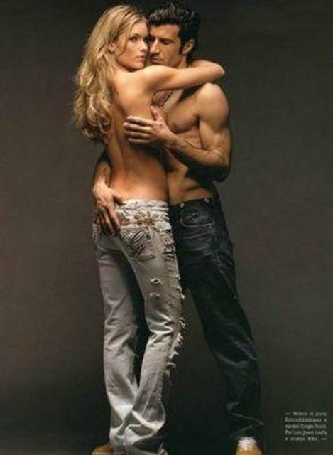 Luis Figo & Helena Svedin