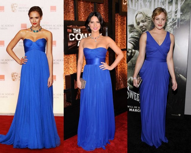 Üstelik bordo, kobalt mavisi, - safran sarısı, zümrüt yeşili gibi - iddialı tonlarla.  -