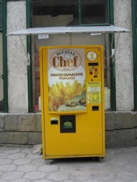Patates Kızartması Otomat Makinası