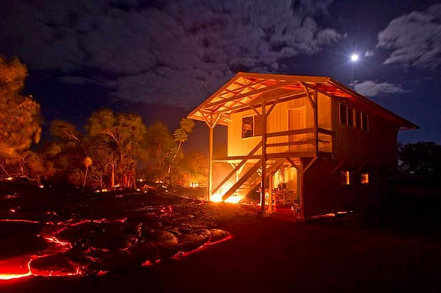 2010 Kalapana  Lav Felaketi Hawaii, Amerika