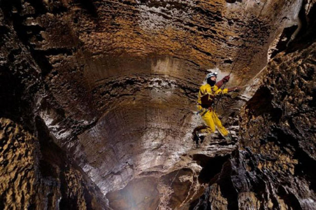 İşte muhteşem mağaradan fotoğraflar...