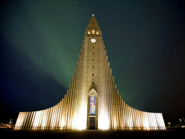 Hallgrímskirkja (1986) — Reykjavík, İzlanda -