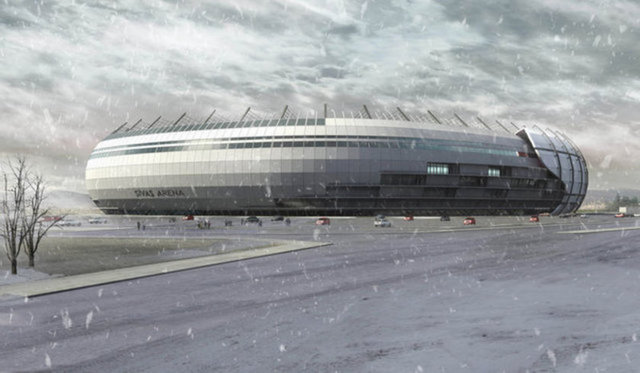 SİVAS'IN AKILLI STADYUMU: 160 dönüm arazi üzerine kurulan stadyumun ihalesi TOKİ tarafından 18 Haziran 2012'de yapıldı. 25 bin seyirci kapasiteli stadyum, Sivas'ın ağır kış koşulları dikkate alınarak inşa ediliyor. Kendi enerjisini ve suyunu üretecek stadyum Türkiye'nin ilk ekolojik akıllı stadyumu olacak.