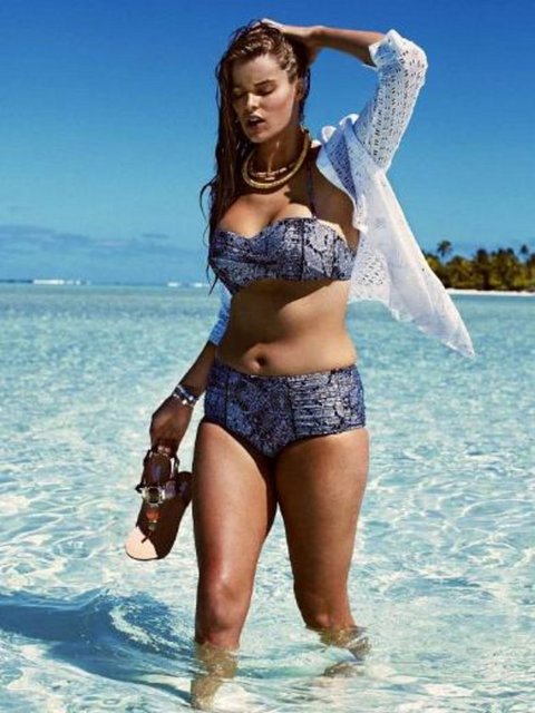 Bir çok kişi onun bu haliyle gayet sağlıklı göründüğünü söyleyerek kıvrımlarına övgüler yağdırıyor.