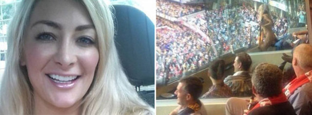 'BU HARİKAYDI' - laç ve alkol aldıktan sonra bu eylemi yaptığı öne sürülen 26 yaşındaki model Heather McCartney kendisine müdahale eden güvenlik görevlilerine ise onları ısırarak karşı koydu.