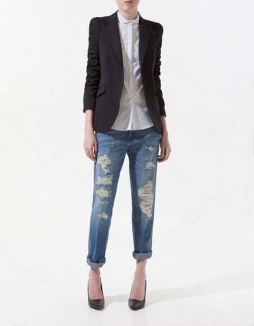 Akımın son ve tamamlayıcı parçası ceketleri ile, beyaz bir tshirtle, tomboy  bir gömlekle kombin edebilirsiniz. Dökümlü görüntüsü ile boyfriend ceketlerden vazgeçemeyeceksiniz.