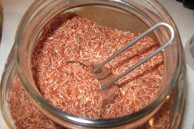 Kırmızı pirinç...