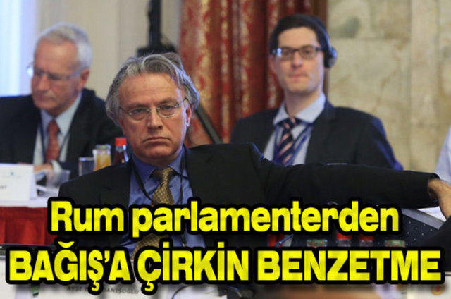 Türkiye-AB Karma Parlamento Komisyonu toplantısında, Rum parlamenter Takis Hadjigeorgiou'nun, AB Bakanı Egemen Bağış'a yönelik Türkçe sarf ettiği "Aylak bakkal..." şeklindeki sözleri tansiyonu yükseltti.