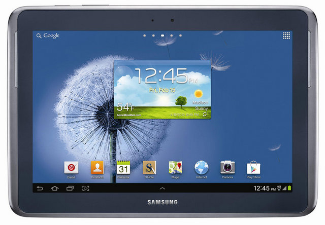 Siyah ve beyaz renk seçeneği sunulan Galaxy Note 10.1'in Wi-Fi'lı ve Wi-Fi+3G'li modelleri bulunuyor.
