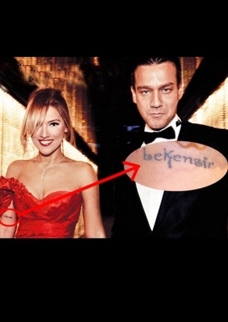 Demet Akalın: Önder Bekensir eski eşi ve Demet Akalın'ın ismini dövme yaptırdı, ayrılınca da hemen sildirdi.