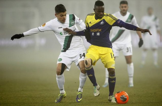 UEFA Avrupa Ligi'nde gecenin sonuçları şöyle:  - A Grubu  - St. Gallen: 1 - Swansea: 0