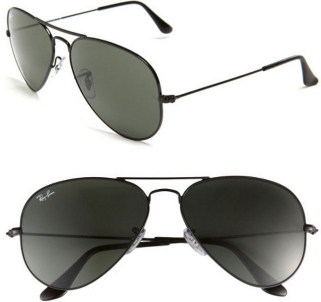 Klasik tasarımlardan vazgeçemeyenler ise Ray Ban'in  degrade mineral camlı gözlüklerini tercih edebilirler. Fiyatı 386 TL.