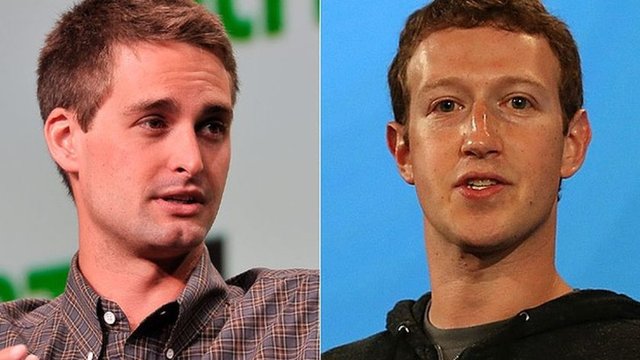 Yakın zamanda hızla yükselen SnapChat uygulamasının sahibi Evan Spiegel,Facebook Kurucusu Mark  -  - Zuckerberg'ün uygulamayı 3 milyar dolarlık teklifini reddetmesiyle uygulamasına çok güvendiğini  -  - kanıtladı.