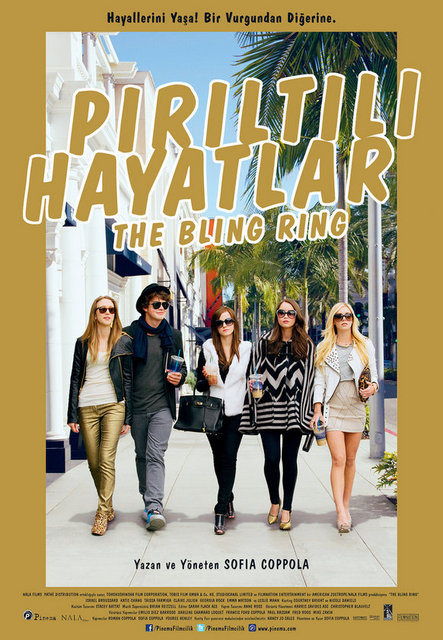 25-Pırıltılı Hayatlar (The Bling Ring) (2013) -  - Hollywood ünlülerinin evlerindeki mücevherleri ve değerli eşyaları çalan kızların hikayesi Ekim 2008-Ağustos 2009 arasında gazetelere de konu olmuştu.