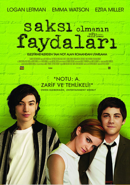 26-Saksı Olmanın Faydaları (The Perks of Being a Wallflower) (2012) -  - X kuşağının gözünden 90'larda akan bir hikaye anlatan "Saksı Olmanın Faydaları", üçlü ilişki kavramına odaklanıyor.