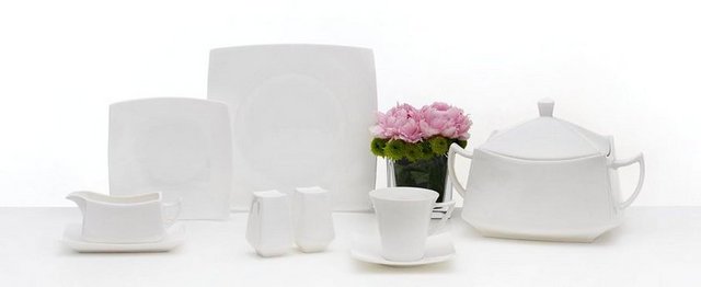 Asil sofralarınızı tamamlayacak KRC Mona Lisa Fine Bone yemek takımı.