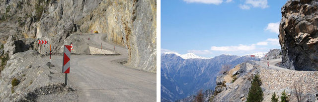 Kuş Yuvası Geçidi Karapınar - Gümüşkavak Yolu üzerindeki Kuş Yuvası Geçidi, yokuş yukarı, keskin zikzaklarla dolu ve dar bir geçittir. 1401 metre yükseklikte bir noktada yer alır.